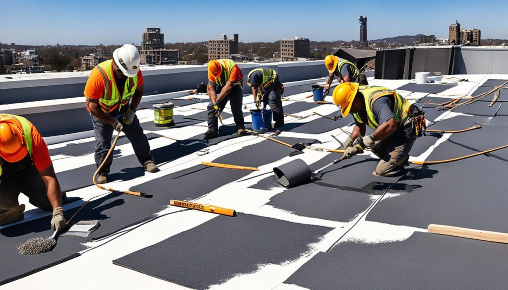 Dakleer renovatie