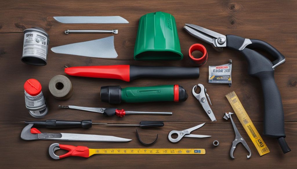 Dakrand reparatie set