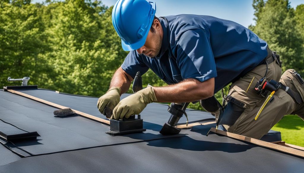 EPDM dak reparatie