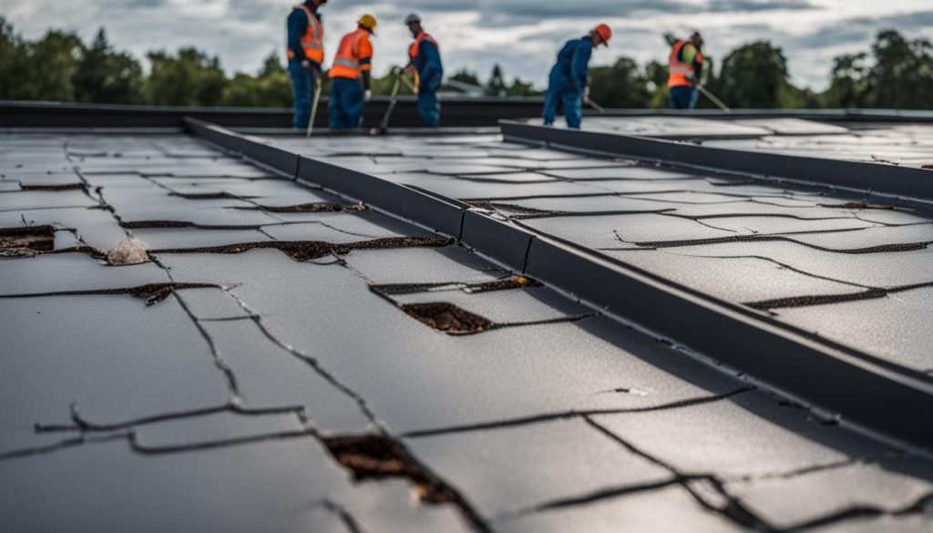 Plat dak reparatie offerte